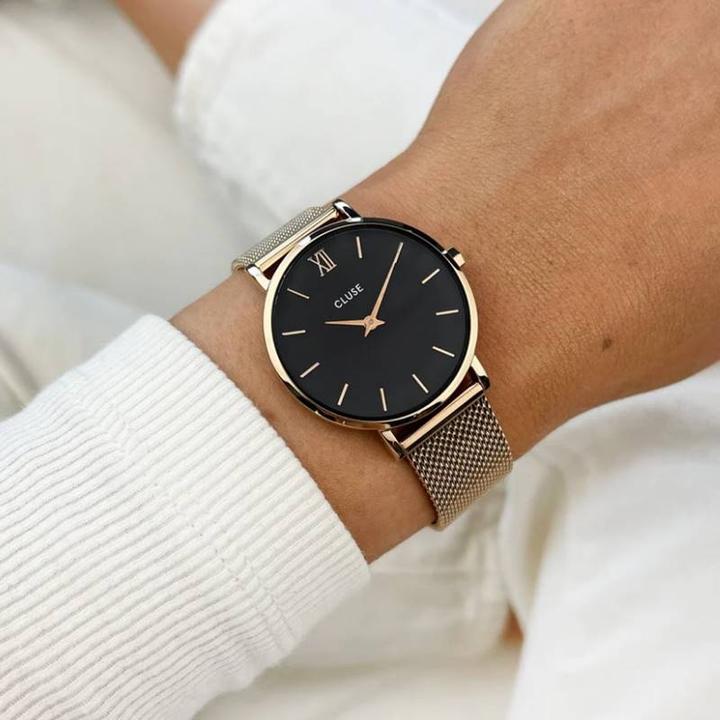 Produktbild Cluse Minuit Mesh Rose Gold (Analoguhr, 33 mm)