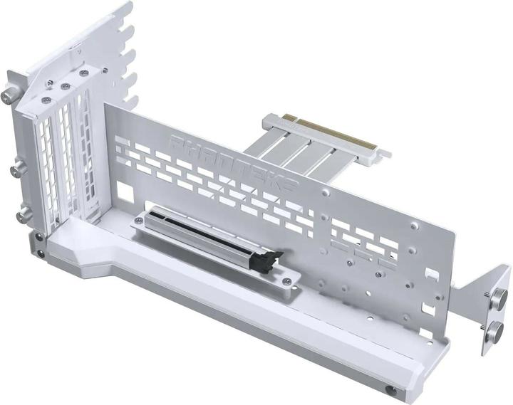 Phanteks Premium PCIe Gen 5 Vertical GPU Bracket, DRGB, mit PCIe 5.0-Riser-Kabel - 220mm, weiss