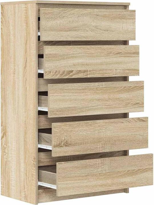 Image du produit vidaXL Schubladenschrank Sonoma-Eiche 60x36x103 cm (60 x 36 x 103 cm)