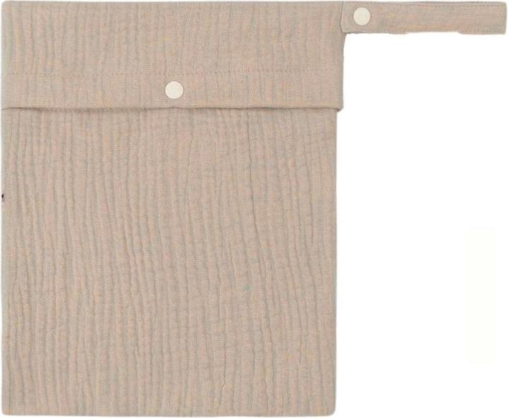 Produktbild Milkii Windeltasche/ Kulturbeutel aus Musselin Baumwolle, Sand