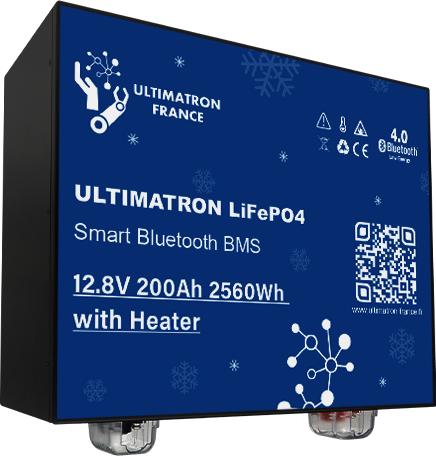 Image du produit Ultimatron ULM-12V-200Ah POLAR LiFePO4 Batterie d'alimentation sous le siège (Heater) (12 V, 200 Ah)