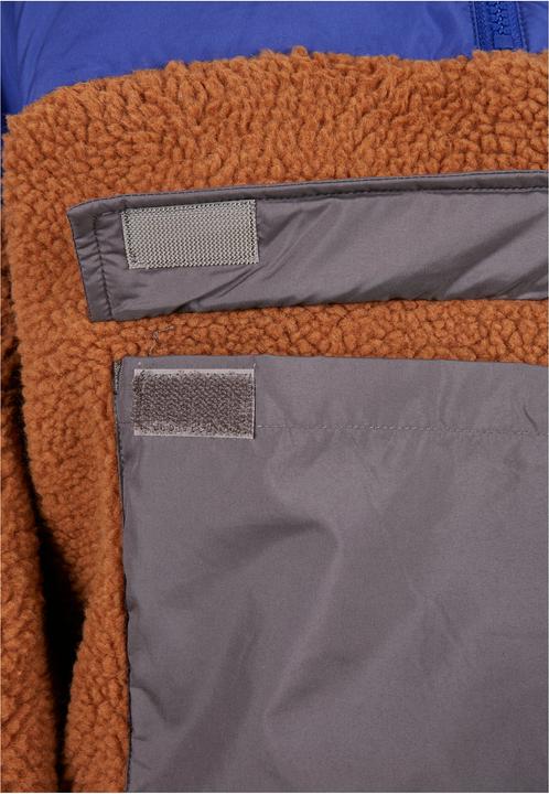 Actual product image Urban Classics Ladies Sherpa 3-Tone Pull Over Jacket (XS)