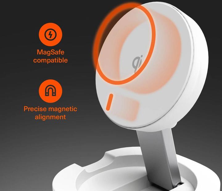 Cygnett Chargebase Qi2.0 Single Wireless Charger - White (15 W)