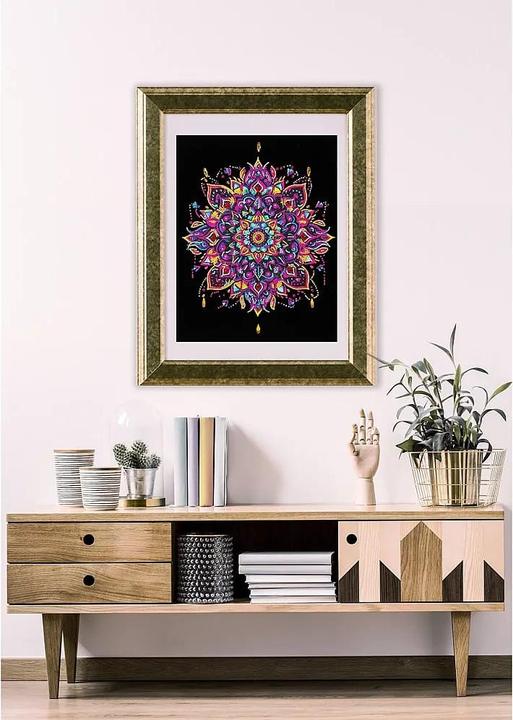 Actual product image Diamond Dotz Diamond Painting Neon Mandala