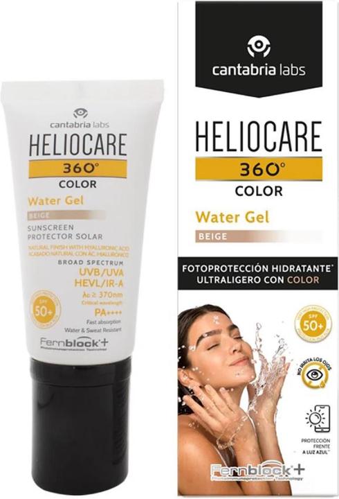Produktbild Heliocare 360° COLOR Water Gel SPF50 Beige 50ml (Sonnencreme, SPF 50+, 50 ml)
