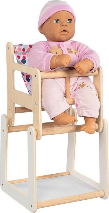 Produktbild Goki Puppenhochstuhl mit Tisch, 2in1