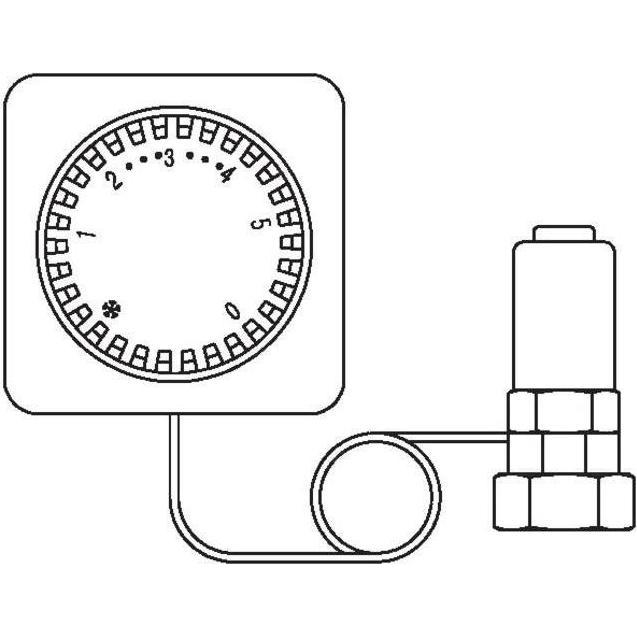 Thumbnail - Oventrop Thermostat Uni FH, Thermostat, Weiss