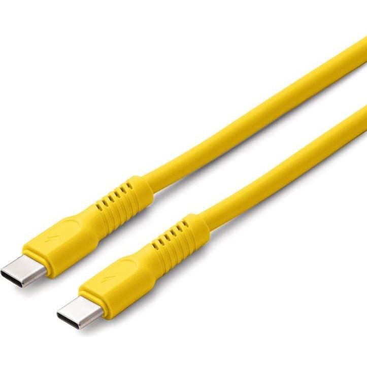 Thumbnail - Forever COLORUM Kabel USB-C - USB-C 1,8m 3A CK60-CC-05 xYellow (1.80 m, USB 3.0), USB Kabel