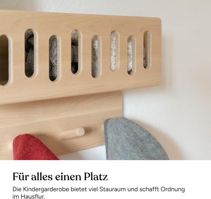 Produktbild Ehrenkind Kindergarderobe aus Holz