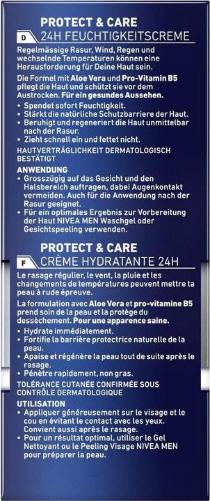 Actual product image NIVEA MEN Protect & Care Feuchtigkeitscreme (75 ml, Day cream)