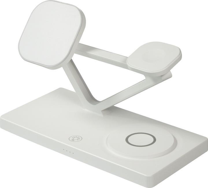 PhoneLook 5 in 1 Magnetische Ladestation 15W Wireless Charging mit MagSafe Touch Control LED Nachtlicht (15 W)