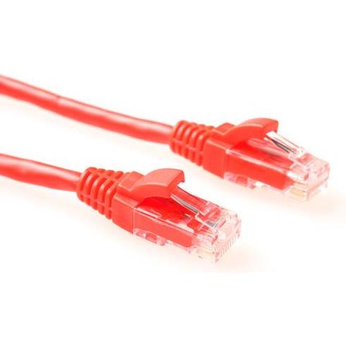 ACT Red 5 meter U/UTP CAT6 patch cable component level with RJ45 connectors (U/UTP, CAT6, 5 m), Netzwerkkabel