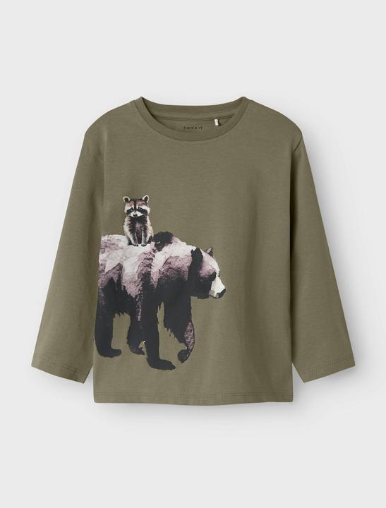 Produktbild Name it Langarmshirt mit Bärendruck (92)