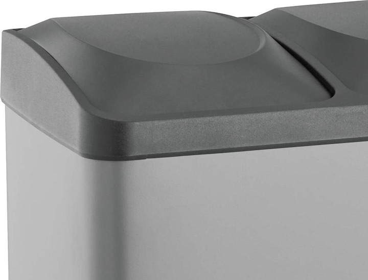 Actual product image Svita TC3X20 Pedal Bin 60 Litre Grey (60 l)