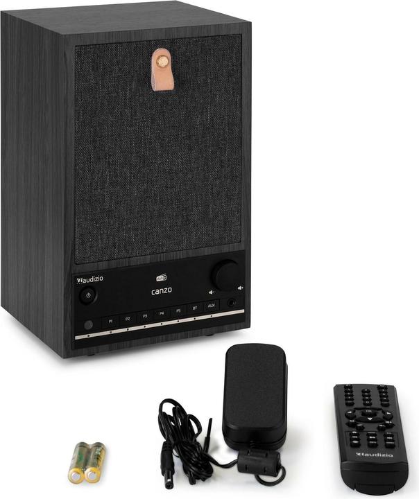 Immagine prodotto Audizio Internetradio - Canzo - FM & DAB radio - Bluetooth - Afneembaar frontpaneel - (DAB, FM, Web radio, Bluetooth, WiFi)