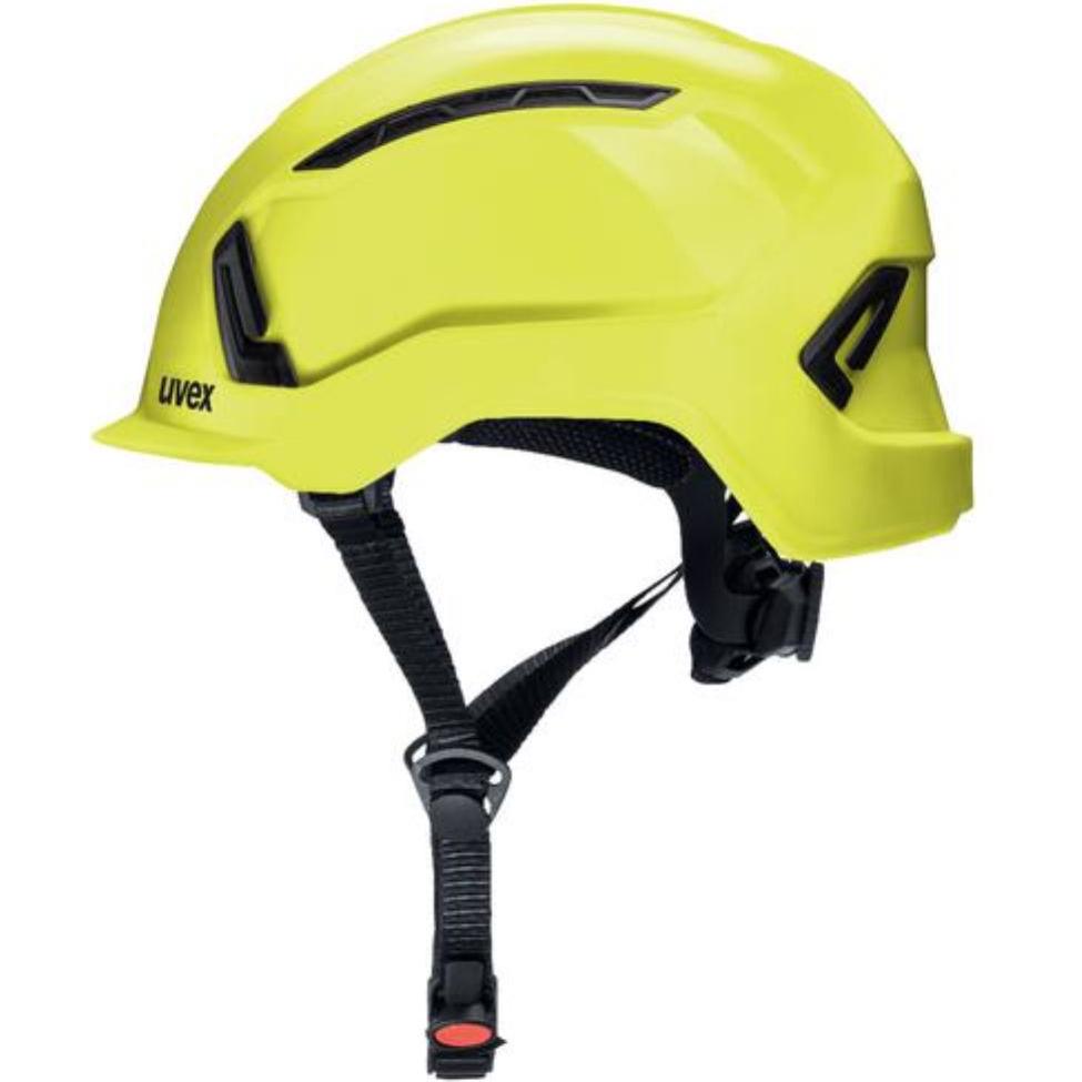 Uvex Safety, Kopfschutz, Schutzhelm pronamic alpine 9735130 gelb mit Lüftungen (51 - 63 cm)