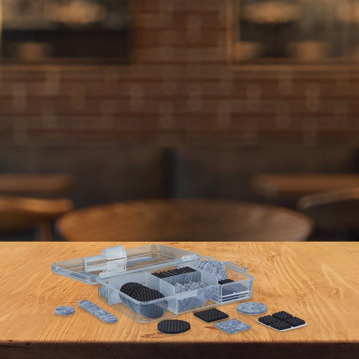 Image du produit Relaxdays 136x patins de meubles (Planeurs en feutre, 136 pcs)