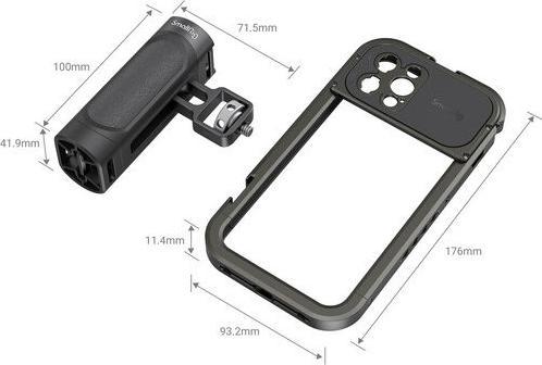 Actual product image SmallRig Handheld Video Rig kit for iPhone 12 Pro Max - 3176 (Cage, Grip)