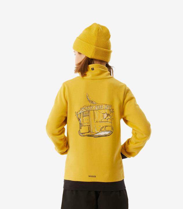 Produktbild Wedze Skipullover Kinder - 100 gelb (140)