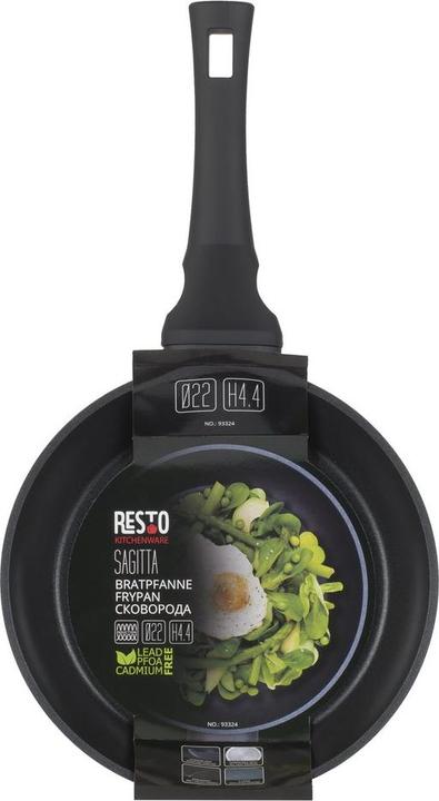 Image du produit Resto POÊLE D22 H4.4CM/93324 (22 cm, Poêle à frire, Aluminium)