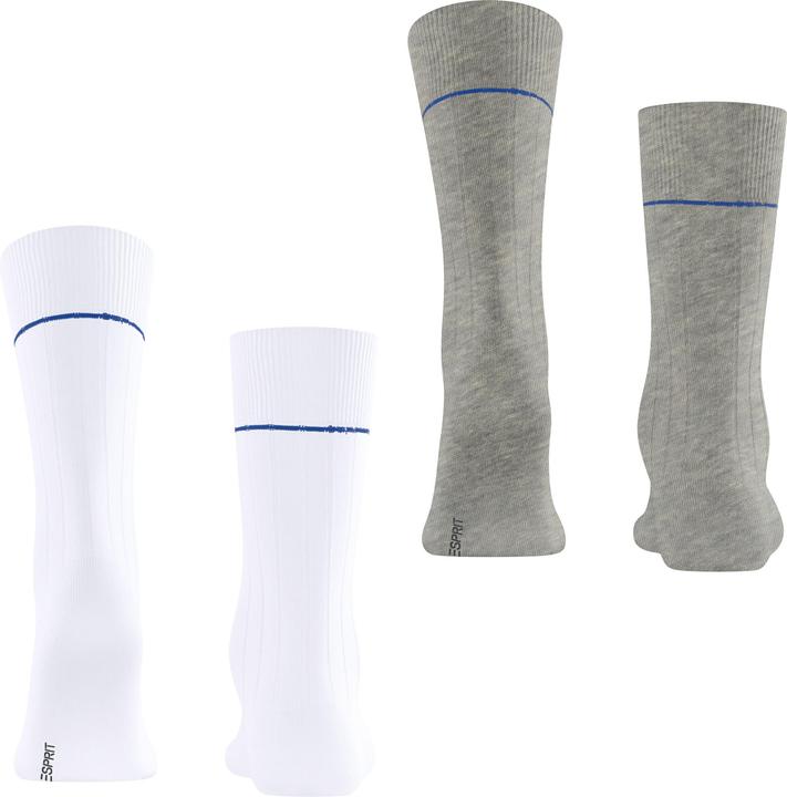 Produktbild Esprit Accent Rib 2-Pack Baumwollsocken (2er Pack, 39 - 42)
