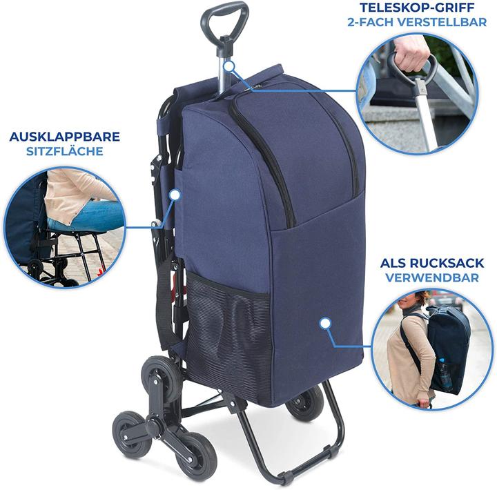 Immagine prodotto Wenko Carrello della spesa con sedile