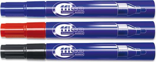 Actual product image Forpus Permanent marker, 1-5 mm, Bullet tip, Blue 1213-002 (Blue, 1 mm, 1 x)