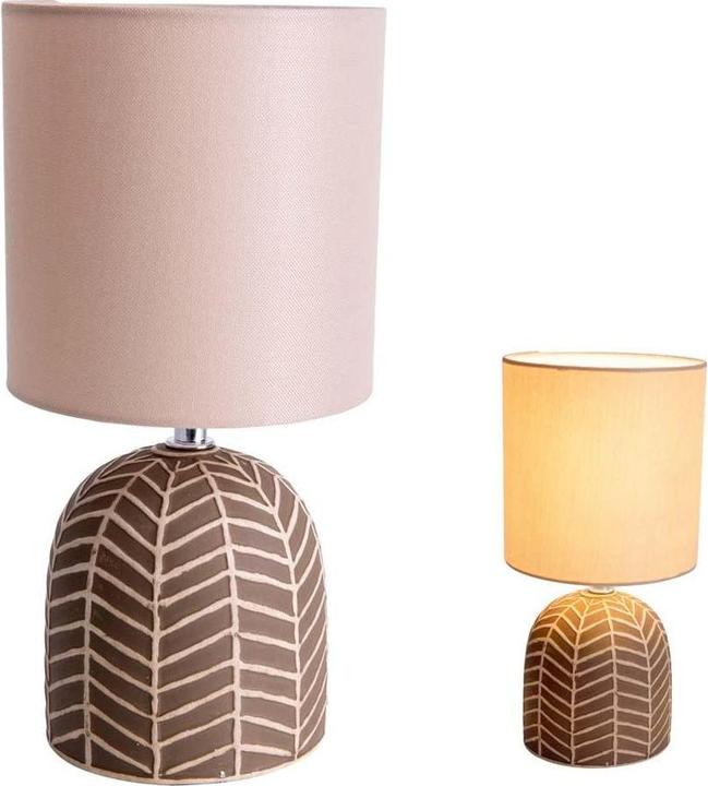 Image du produit Näve Lampe de table en céramique Folio H : env. 27,5 cm brun (E14)