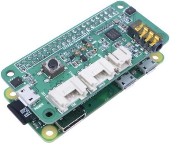 Actual product image Seeed Studio 107100001 - ReSpeaker Dual Microphone HAT for Raspberry Pi