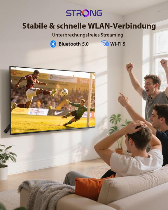 Actual product image Strong LEAP-UNA+ Android TV Stick sw (8 GB, Android 14)