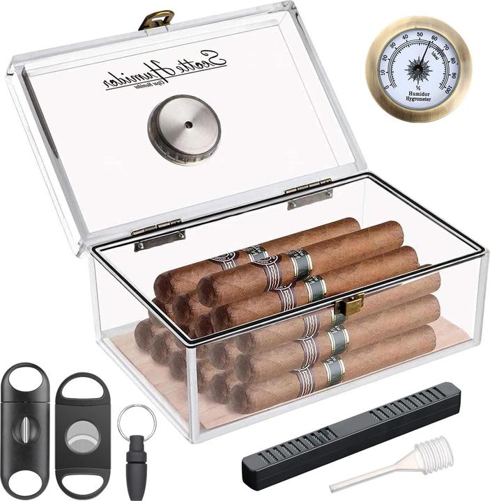 Immagine prodotto Scotte Humidor Humidor per sigari in acrilico (20)
