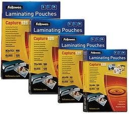 Actual product image Fellowes Capture (ID card format, 100 Piece, 125 µm)