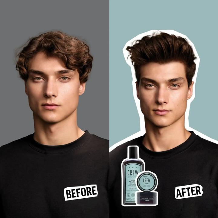 Produktbild American Crew Fiber Pre-Styling Cleanser, 250ml (250 ml, Flüssiges Shampoo)