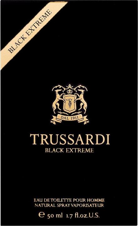 Image du produit Trussardi Extrême noir (Eau de toilette, 50 ml)