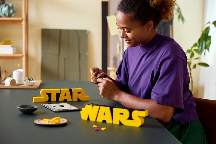 Produktbild LEGO Star Wars™ Logo aus Steinen (75407, LEGO Star Wars)