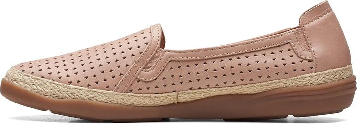 Clarks Elaina Rubin Slipper, voor dames, warm, beige leer, 42,5 EU, Warm beige leer, 42.5 EU (42.5)