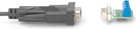 Actual product image Assmann Digitus USB-C™ Serial Adapter, USB-C™ - RS485, Black, 1 m, DB-9, Male, Male, Straight (1 m)