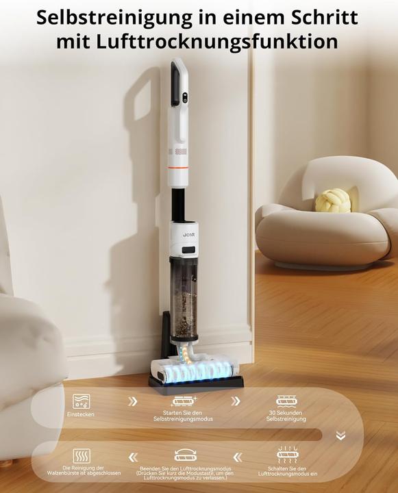 Actual product image Jonr ED20 Pro Wet Dry Vacuum Cleaner,3in1 Cordless Vacuum Cleaner with Mop Function,17000Pa
