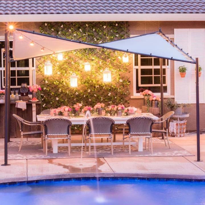 Actual product image Sorara Butterfly Gazebo,with metal connector (400 x 400 cm)