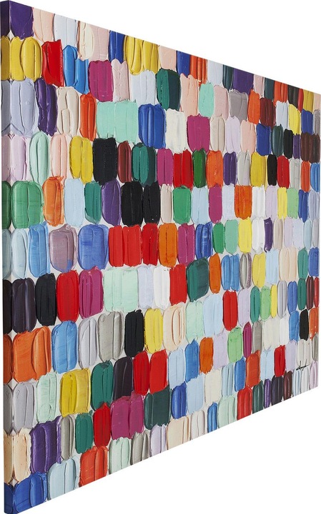 Image du produit Kare Design Tableau Touched Colorful Dots 140x200cm (200 x 140 cm)