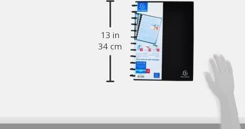 Immagine prodotto Exacompta Libro per biglietti da visita A4 per 192 biglietti da visita, nero (24,5 x 31 cm)