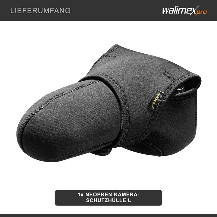 Produktbild Walimex Neopren Kamera- Schutzhülle L (Kamera Etui, 5.15 l)