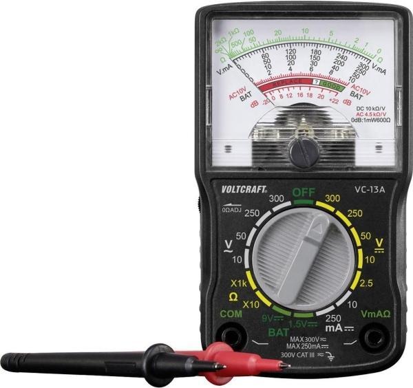 Immagine prodotto Voltcraft Multimetro a mano analogico VC-13A (CAT III 300V)