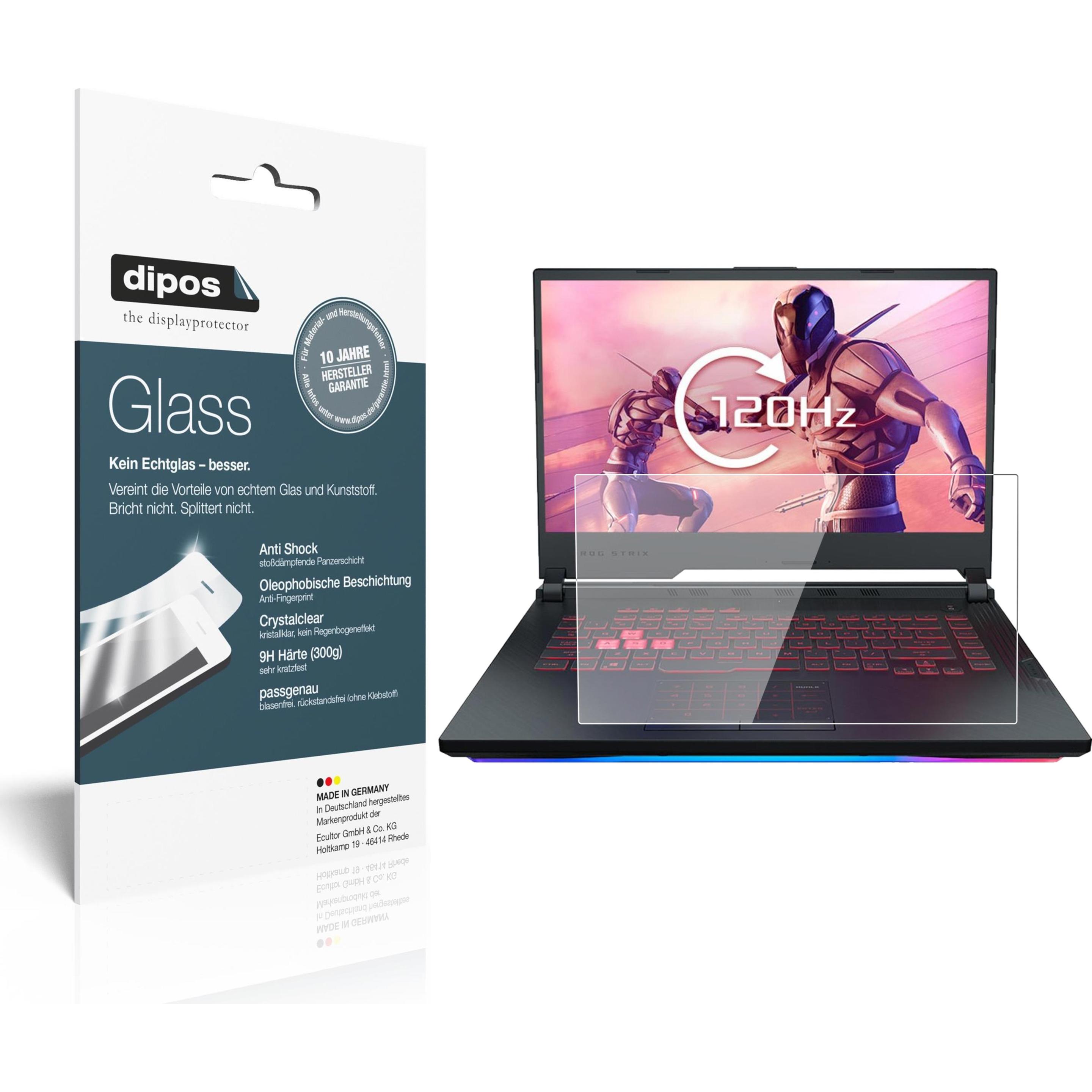 Dipos Displayschutz Anti-Shock (1 Stück, ROG Strix Scar III), Tablet Schutzfolie