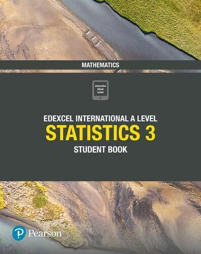 Immagine prodotto Pearson Edexcel International A Level Mathematics Statistics 3 Student Book (Inglese, Harry Smith, Joe Skrakowski, 2019)