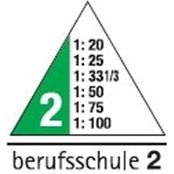 Thumbnail - Rumold, Lineal, Dreikant-Massstäbe 150 (300 mm)