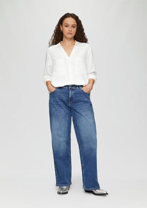 Immagine prodotto S.Oliver Bluse Viskosebluse mit Turn-up und aufgesetzten Taschen (48)