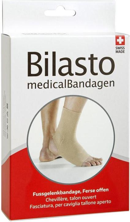 Produktbild Bilasto Uno Fussgelenkbandage M Ferse offen beige (M)