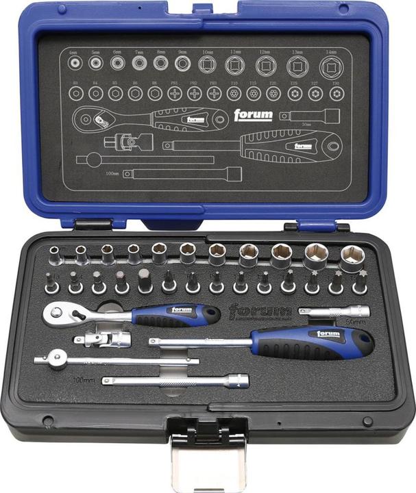 Actual product image Forum Professional Solutions Socket spanner Grt. 1/4" 31pcs.
