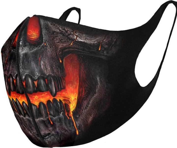 Actual product image Spiral Skull Lava Face Mask